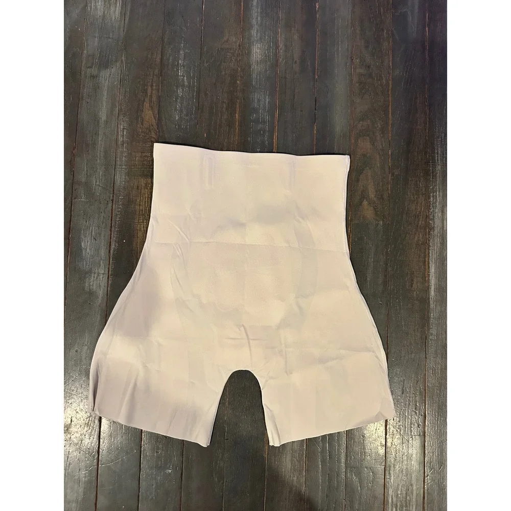 Unbranded Women High Waisted Seamless Shapewear Shorts Nude Tummy Control Shaper